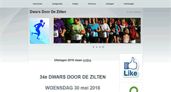Desktop Screenshot of dwarsdoordezilten.be
